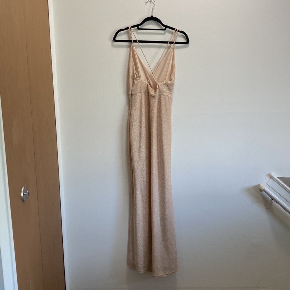 Superdown Metallic Gold Dress from Revolve - Picture 2 of 3
